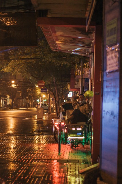 Regen, Nacht, Straat, Buitenshuis