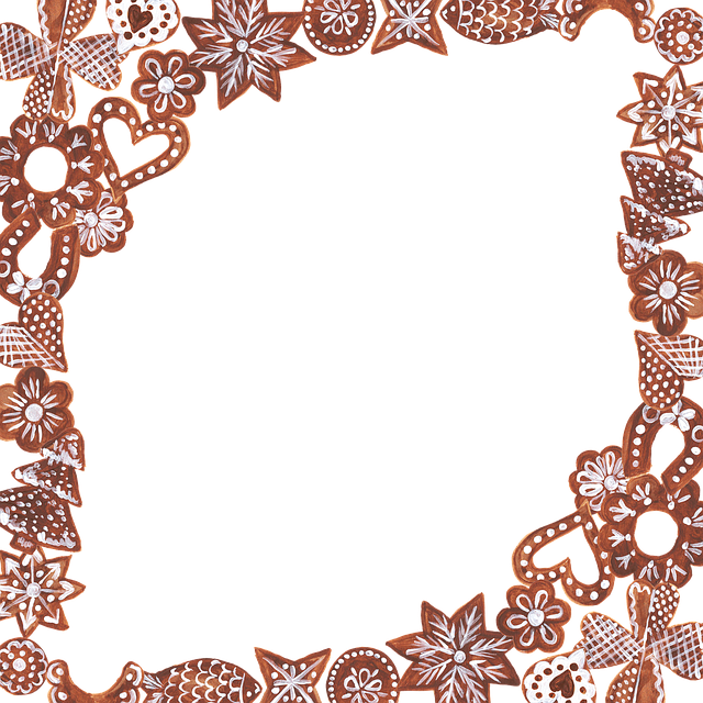 Download free HD stock image of Gingerbread Christmas Free gingerbread christmas frame vector