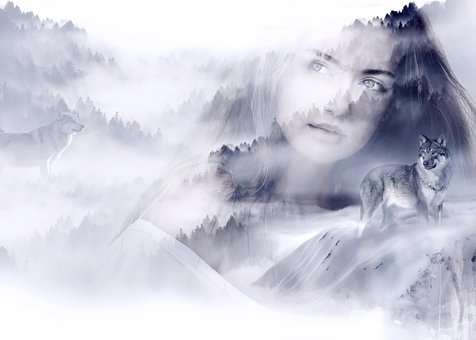 Free Double Exposure Woman photo and picture
