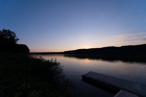 Free Sunset Lake photo and picture