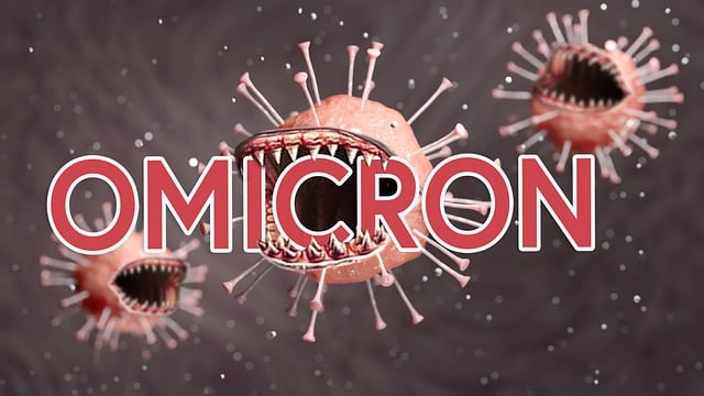 Download free HD stock image of Omicron Virus Free omicron virus dangerous illustration