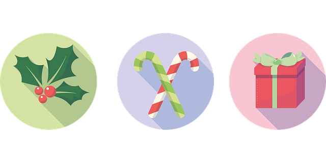 Free christmas decoration present vector