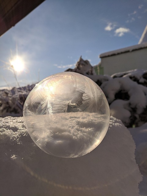 Sæbeboble, Soapbubble, Vinter, Vintersol