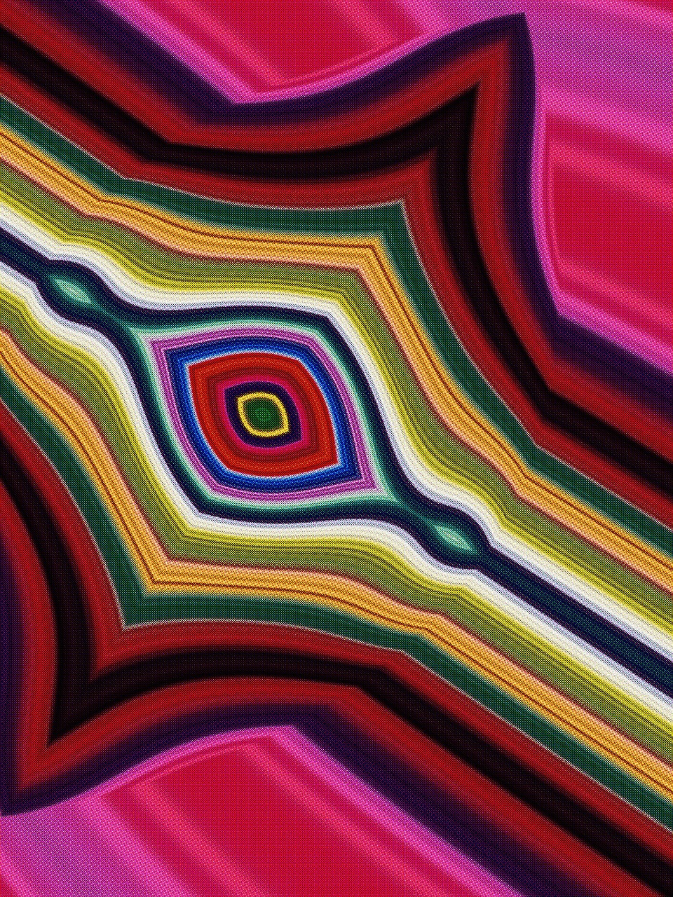 Free psychedelic kaleidoscope wallpaper illustration