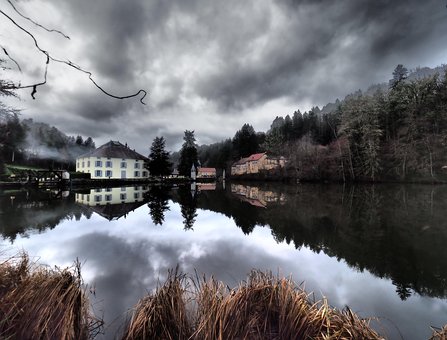 Droiteval, Ourche, Vosges, Lake