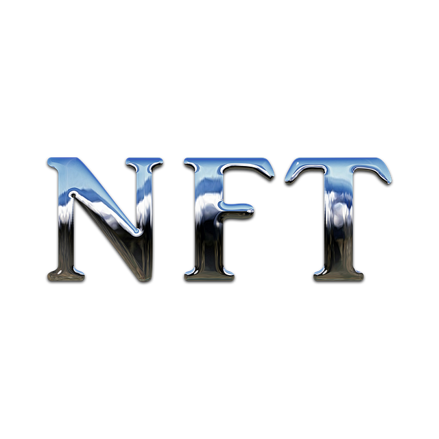 Free nft non fungible token blockchain illustration