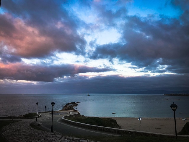 Free Sunset Galicia photo and picture