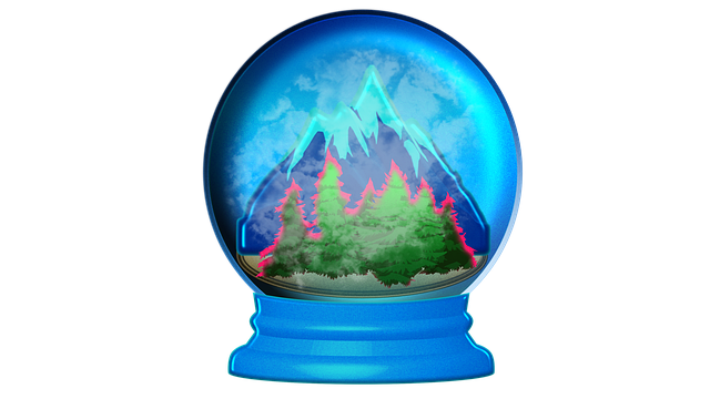 Free snow globe christmas decoration nature illustration