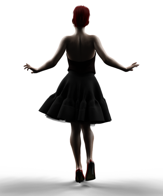 Free woman female standing illustration