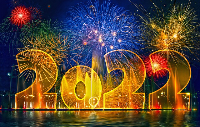 Free fireworks new year's day sparklers illustration