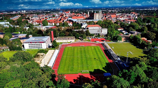 Free Soccer Field Sports Stadium photo and picture