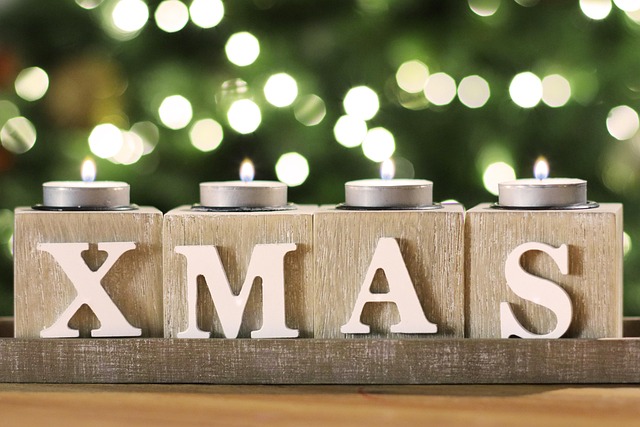Free Xmas Candles photo and picture