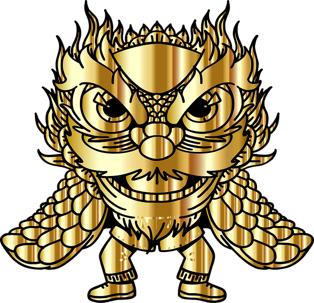 Free lion nature chinese new year vector