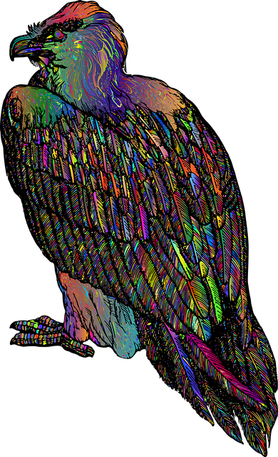 Free vulture bird nature vector