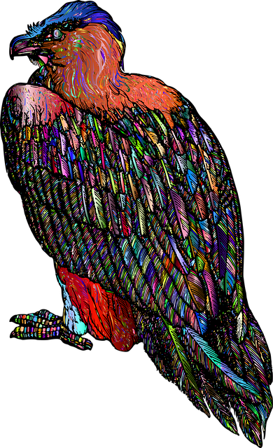 Free vulture bird nature vector