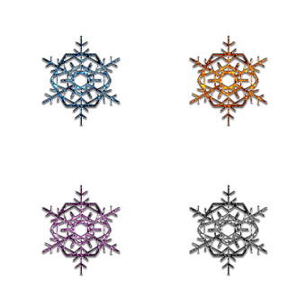 Free Snowflakes Pattern illustration and picture