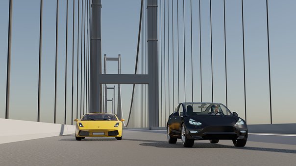 Free Bridge Cars photo and picture