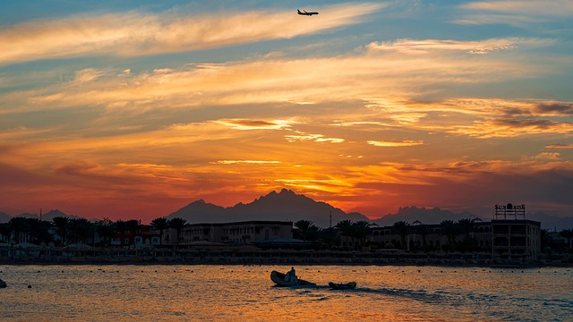 Free Sunset Sea photo and picture