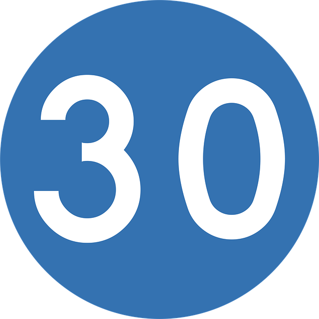 Free speed limit road signs vector