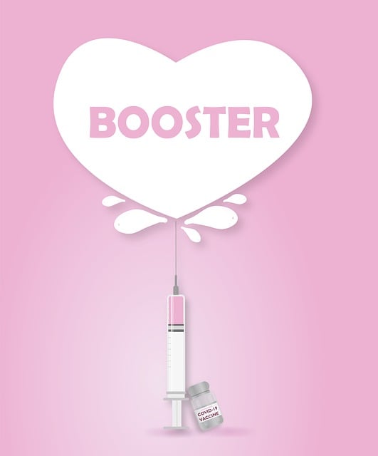 Booster, Impfung, Injektion, Virus