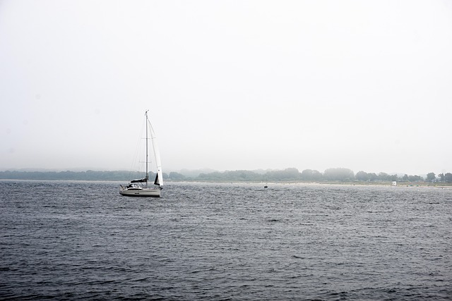 Boot, Segel, Meer, Segelboot, Nebel