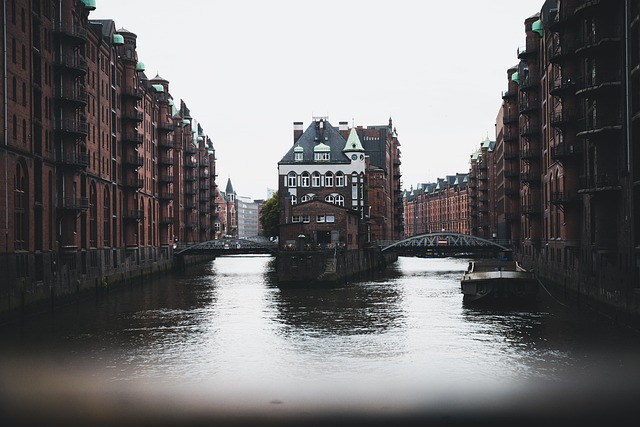 Speicherstadt, Ponte, Rio, Edifícios