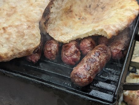 Ćevapi, Grill, Lepina
