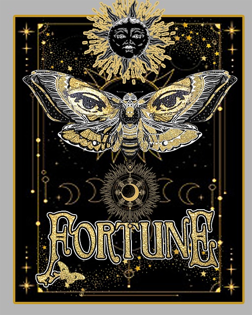 Motte, Sonne, Mond, Reichtum, Fantasie
