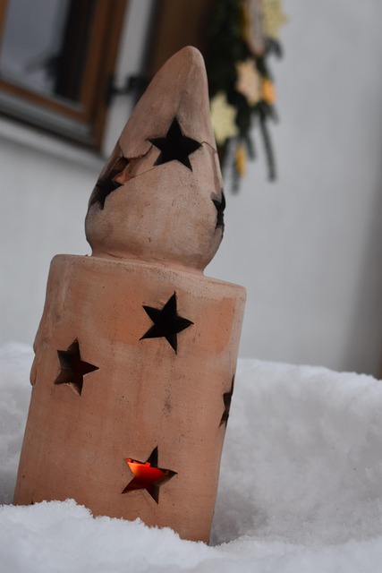 Free Candle Snow photo and picture