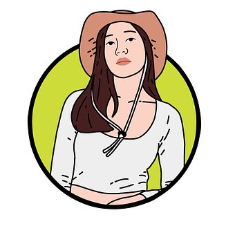 Free Farmer Woman illustration and picture
