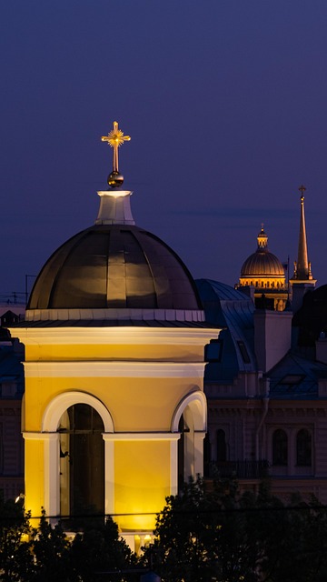 Free Night Church photo and picture