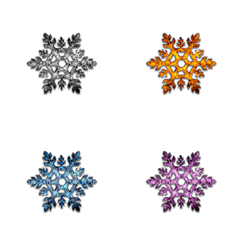 Free Snowflakes Christmas illustration and picture