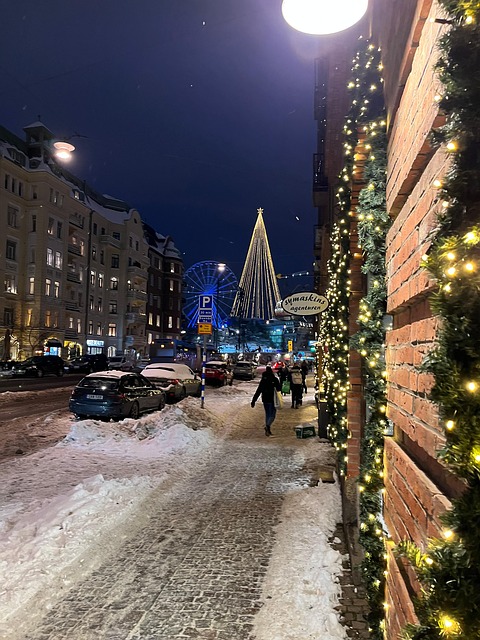 Göteborg, Vinter, Sne, Den Liseberg