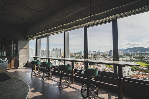 By, Skyline, Bar, Cafe, Bygning