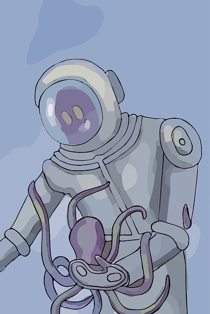 Free Alien Astronaut vector and picture