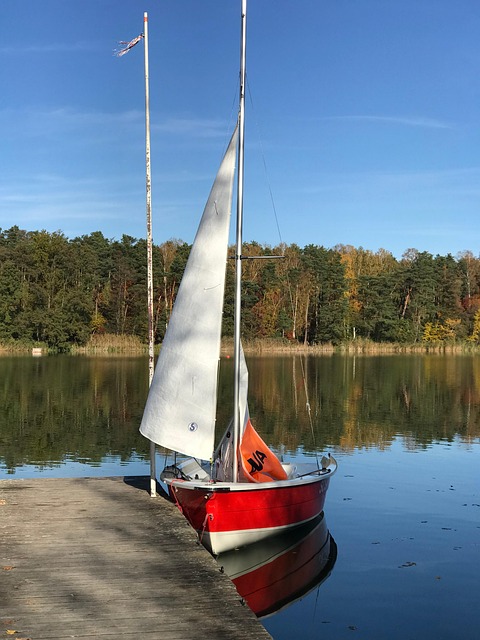Free Sailboat Lake photo and picture