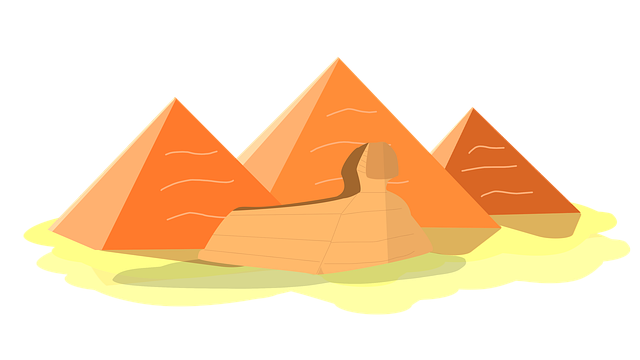 Free giza cat kim tu thap illustration