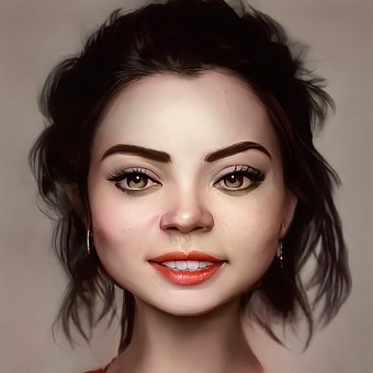 Mädchen, Frau, Porträt, Fantasie