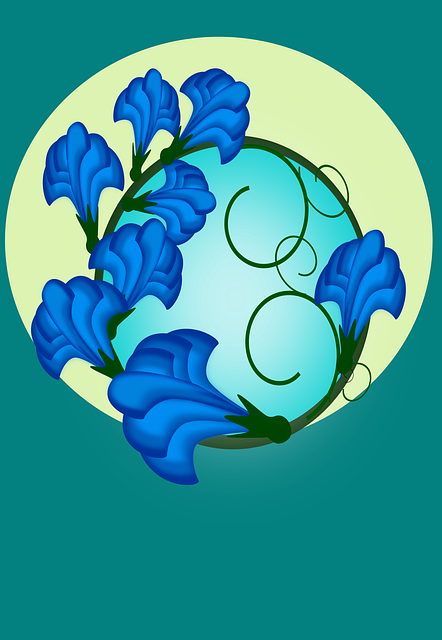 Blumen, Blumenornament, Blumendekoration