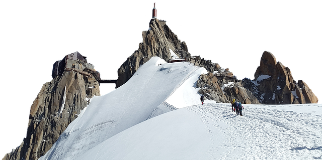 Free chamonix mountain mountains nature illustration