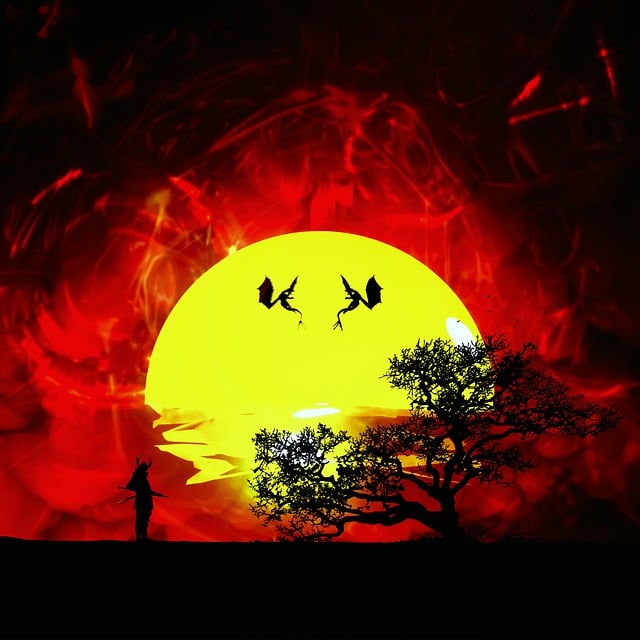 Free surreal fantasy book cover illustration