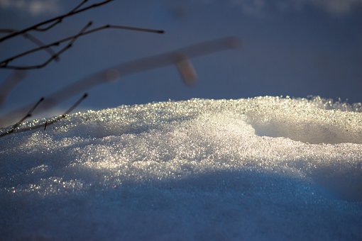 Sne, Hvid, Løs, Vinter, Sæson, Kold