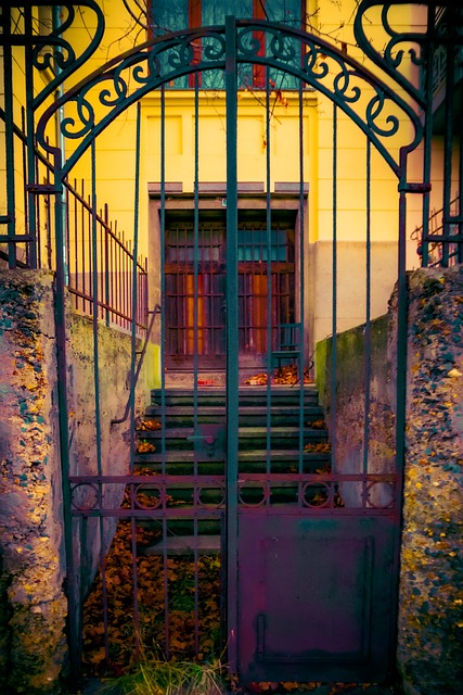 Puerta, Color, Abandonado