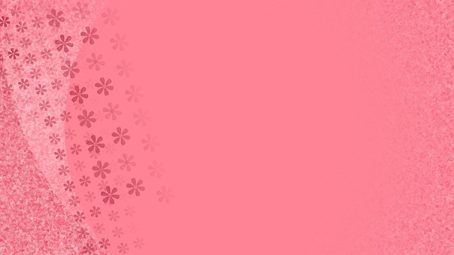 Free pink background floral pattern pink wallpaper illustration