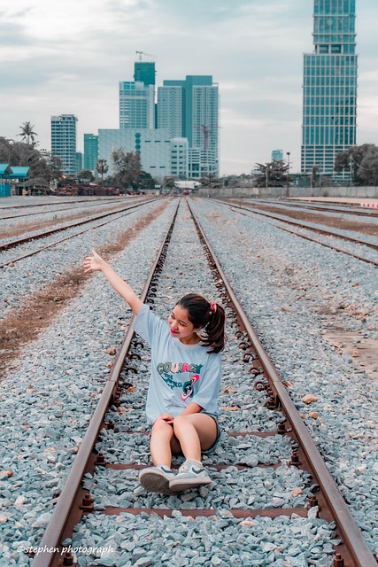 Realway-Station, Khmer Mädchen, Modell
