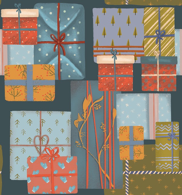 Free Gift Pattern illustration and picture