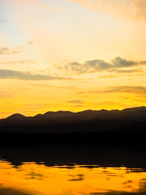 Free Lake Sunset photo and picture