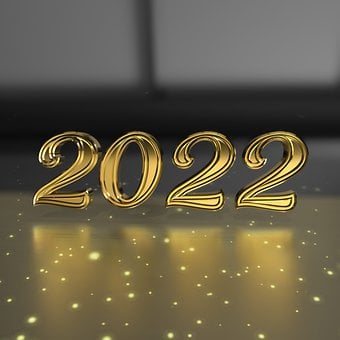 Neujahr, Weihnachten, Design, 3D