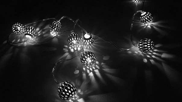 Licht, Ornament, Weihnachtsbeleuchtung