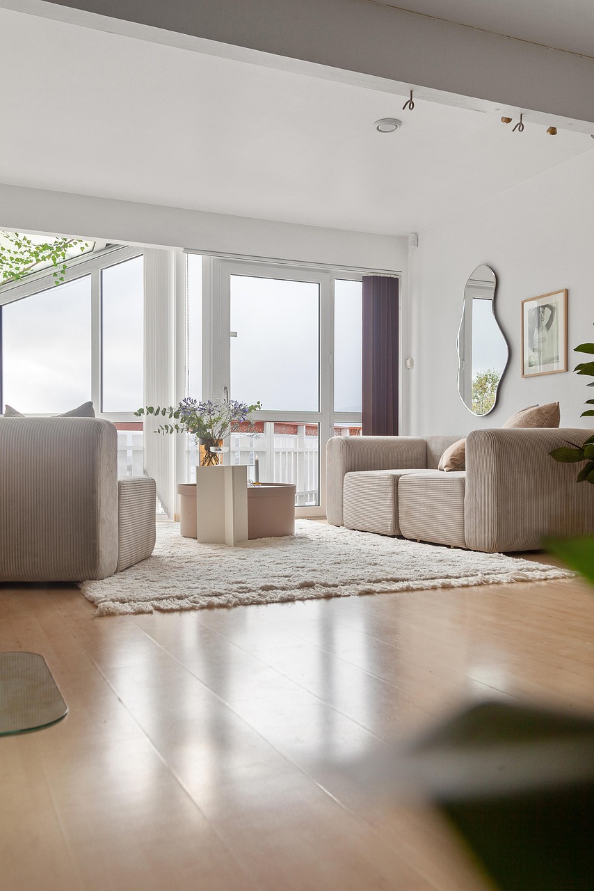 soft sofa with plush cushions for relaxed lounging